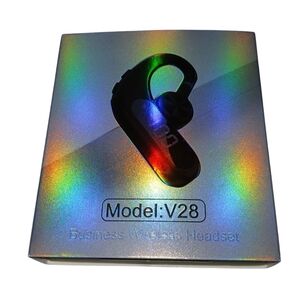 V28 Business Wireless Hands Free White Headset